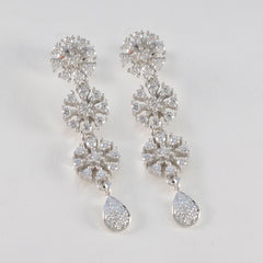 Ayesha White Multiple Stud Earrings for Glamorous Style