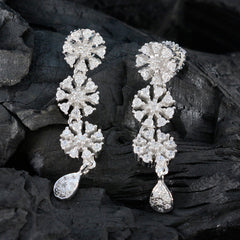 Ayesha White Multiple Stud Earrings for Glamorous Style