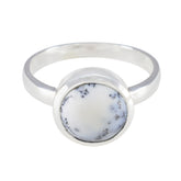Zazlle White Solitaire Ring India - Elegant Gemstone Jewelry Agate White