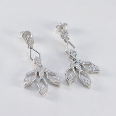 Kristine Elegant White Stud Earrings for Everyday Wear