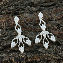 Kristine Elegant White Stud Earrings for Everyday Wear
