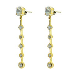 Dewi White Stud Earrings for Glamorous Everyday Style