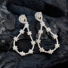 Andrea White Stud Earrings India - Elegant Fashion Jewelry