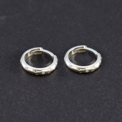 Maria White Stud Earrings - Elegant Everyday Style