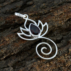 Daniela Wire Rope Pendant Necklace with Gemstone Detail