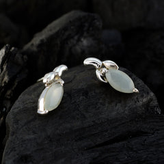 Yasmin Aqua Stud Earrings for Everyday Glam