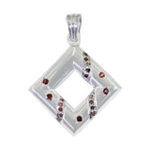 Yasmin Love Pendant - Stylish Gemstone Jewellery Garnet Red Red
