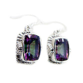 Yasmin Multicolor Dangle Earrings for Effortless Style Mystic Quartz multicolor Dangle