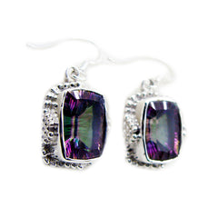 Yasmin Multicolor Dangle Earrings for Effortless Style Mystic Quartz multicolor Dangle