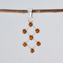 Micaela Yellow Armor Pendant - Stylish Gemstone Jewelry