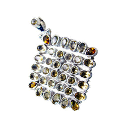 Ana Yellow Chunky Pendant for Stylish Statement Jewelry