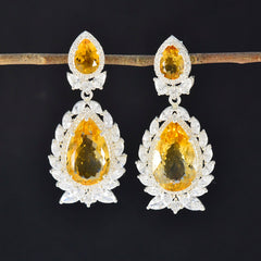 Araya Yellow Chunky Stud Earrings for Stunning Style