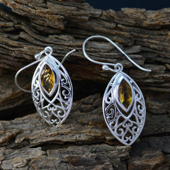 Laura Yellow Dainty Dangle Earrings for Everyday Glam