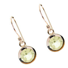 Nella Yellow Dainty Solitaire Earrings for Everyday Wear