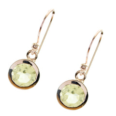 Nella Yellow Dainty Solitaire Earrings for Everyday Wear