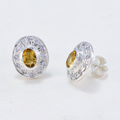 Daniela Yellow Dainty Stud Earrings for Everyday Glam