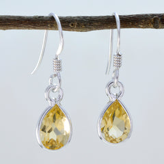 Hannah Yellow Dangle Earrings India - Stylish Fashion Jewelry