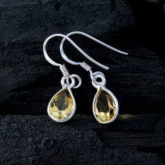 Hannah Yellow Dangle Earrings India - Stylish Fashion Jewelry