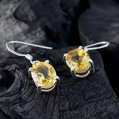 Eva Yellow Dangle Earrings for Everyday Glam
