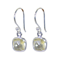 Bianca Yellow Dangle Earrings for Stylish Elegance Citrine Yellow Dangle