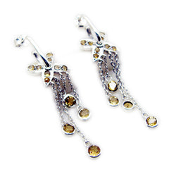 Victoria Yellow Dangle Earrings for Elegant Style