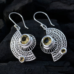 Grace Yellow Dangle Earrings for Stylish Glam