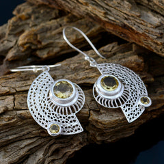 Grace Yellow Dangle Earrings for Stylish Glam