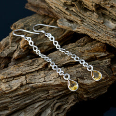 Paula Yellow Dangle Earrings for Everyday Glam