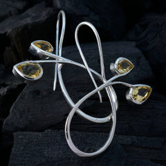 Zoey Yellow Dangle Earrings - Stylish Statement Pieces