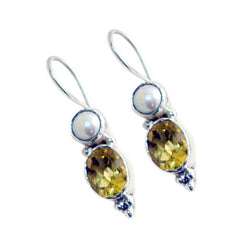 Eliza Yellow Dangle Earrings for Vibrant Style
