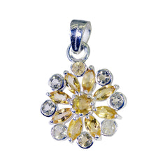 Renata Yellow Fairytale Pendant for Stylish Elegance Citrine Yellow Yellow