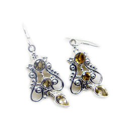 Savannah Yellow Featherlight Dangle Earrings