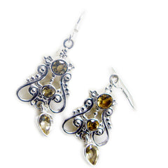 Savannah Yellow Featherlight Dangle Earrings