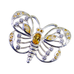 Zara Yellow Featherlight Pendant in Elegant Butterfly Design