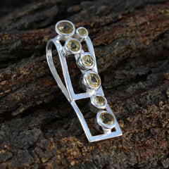 Freya Yellow Featherlight Pendant with Gemstone Accents