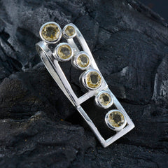 Freya Yellow Featherlight Pendant with Gemstone Accents