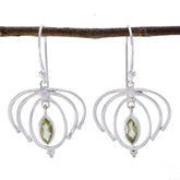 Chloe Yellow Featherlight Solitaire Earrings Lemon Quartz Yellow Dangle