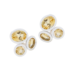 Teresa Yellow Featherlight Stud Earrings for Everyday Glam