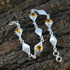Hannah Yellow Gemstone Bracelet for Everyday Glam