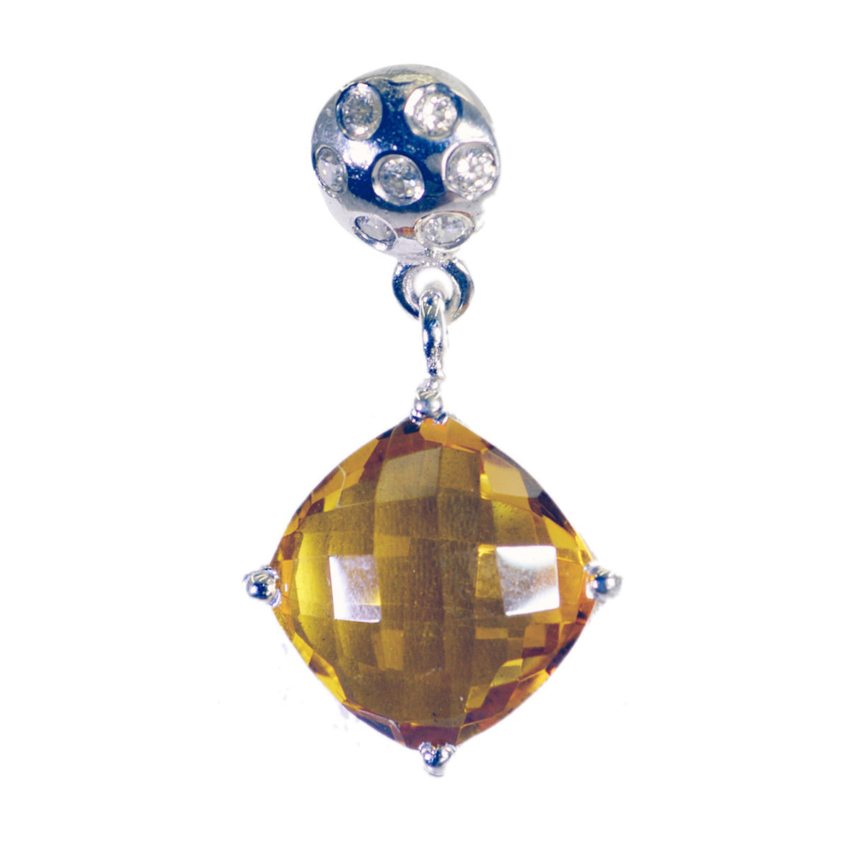 Yasmin Yellow Armor Tiny Pendant Citrine Yellow Yellow