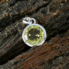 Lucia Yellow Gemstone Pendant for Everyday Elegance