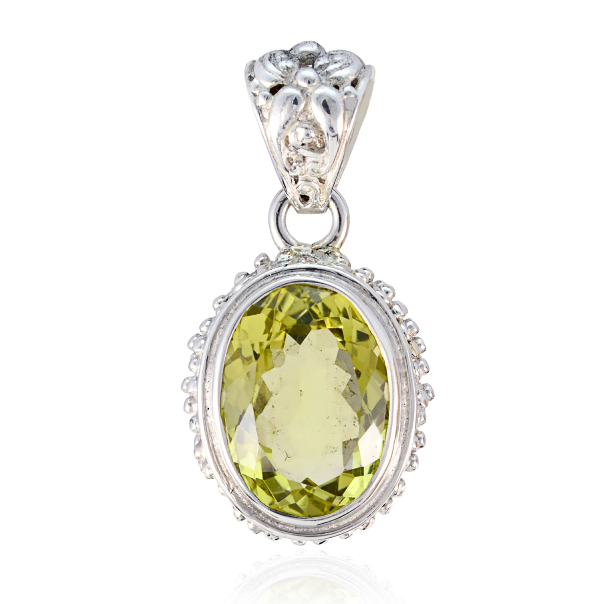 Abigail Yellow Gemstone Pendant for Everyday Elegance Lemon Quartz Yellow Yellow