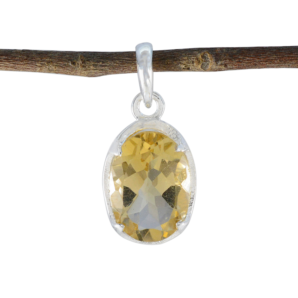 Patricia Yellow Gemstone Pendant for Elegant Style Citrine Yellow Yellow