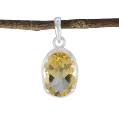 Patricia Yellow Gemstone Pendant for Elegant Style Citrine Yellow Yellow