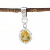 Abigail Yellow Fairytale Delicate Pendant Citrine Yellow Yellow