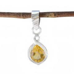 Abigail Yellow Fairytale Delicate Pendant Citrine Yellow Yellow