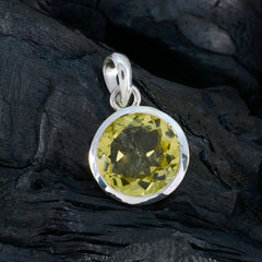 Lucia Yellow Gemstone Pendant for Everyday Elegance