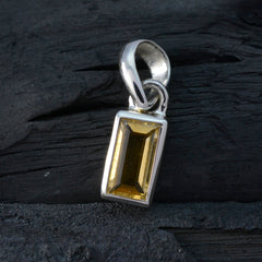 Skylar Yellow Gemstone Pendant for Everyday Glam