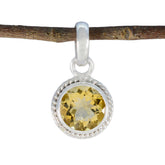 Natalia Yellow Rope-Wire Whisper-thin Pendant Citrine Yellow Yellow