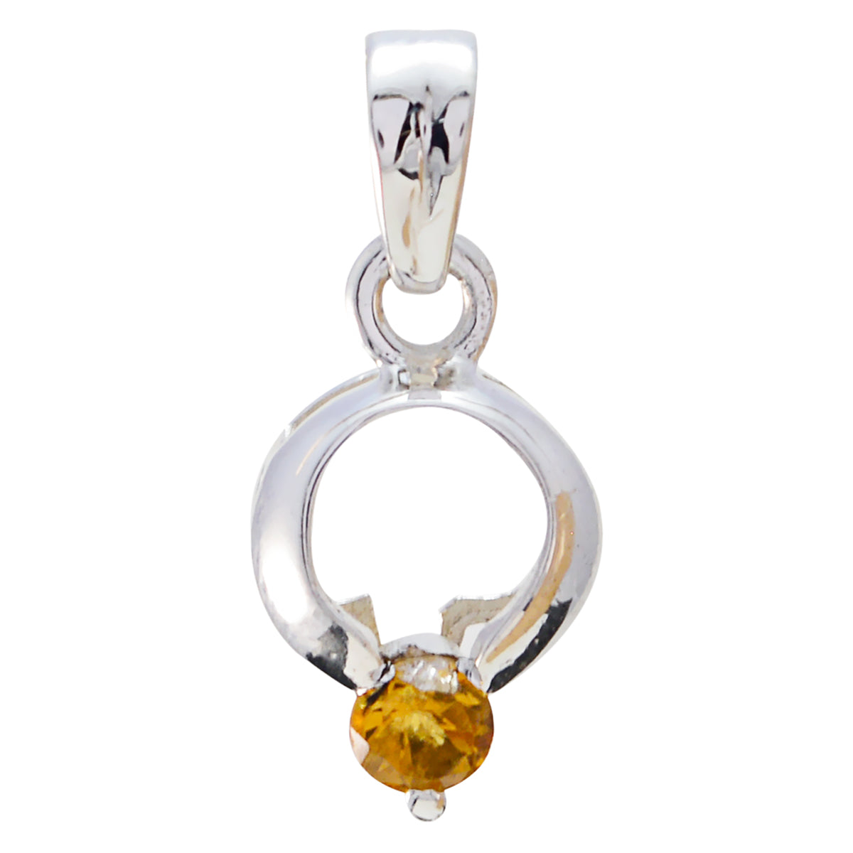 Stella Yellow Gemstone Pendant for Everyday Glam Citrine Yellow Yellow